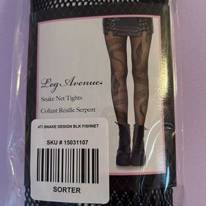 Brand New Leg Avenue Snake Net Tights